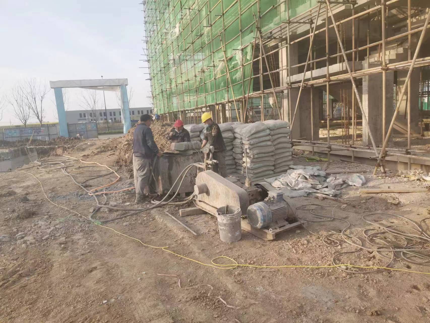 孝感别墅下沉注浆